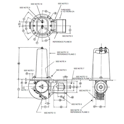 S band 500 kW Magnetron Model No. 5586