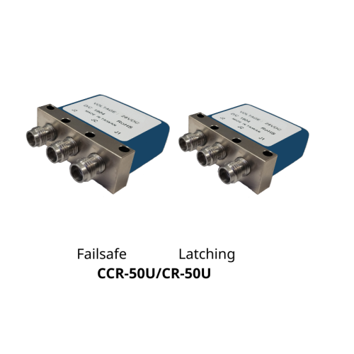 Coaxial SPDT Switches Failsafe/Latching​​ CCR-50U/CR-50U​