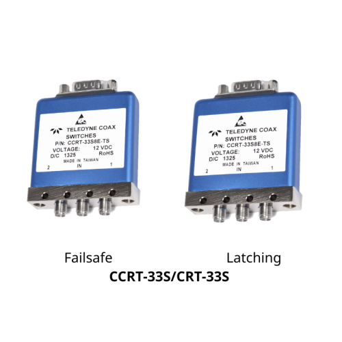 Coaxial SPDT Switches Failsafe Latching​ CCRT-33S/CRT-33S
